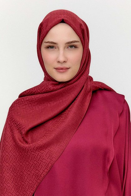 Labirent Desenli Viskon Şal