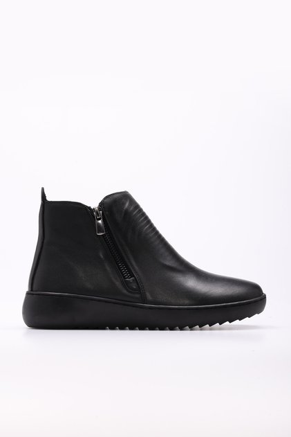 Genuine Leather Black Women's Classic Boots 864Sza1205