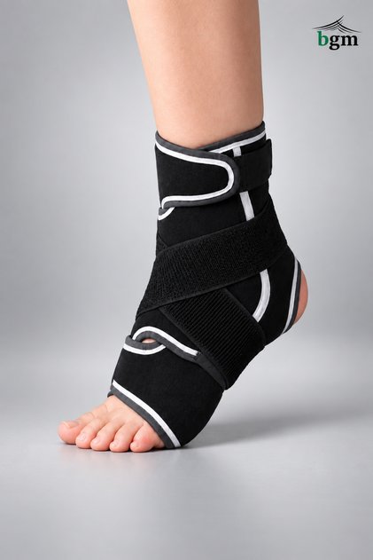 Ligament Destekli Ayak Bilekliği Siyah Yüksek Kalite 8 Bandajlı Ligament Destekli Bileklik