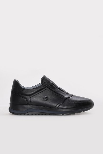 Genuine Leather Black Men's Casual Shoes 161Ma250