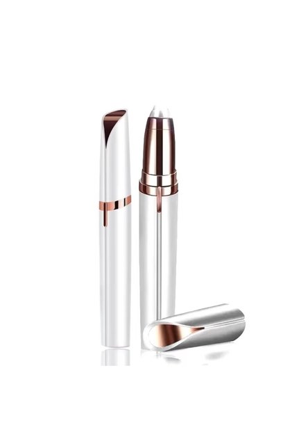 قلم تشذيب الحواجب الكهربائي المحمول القابل لإعادة الشحن عبر USB، بدون ألم ودقيق، لإزالة شعر الحواجب