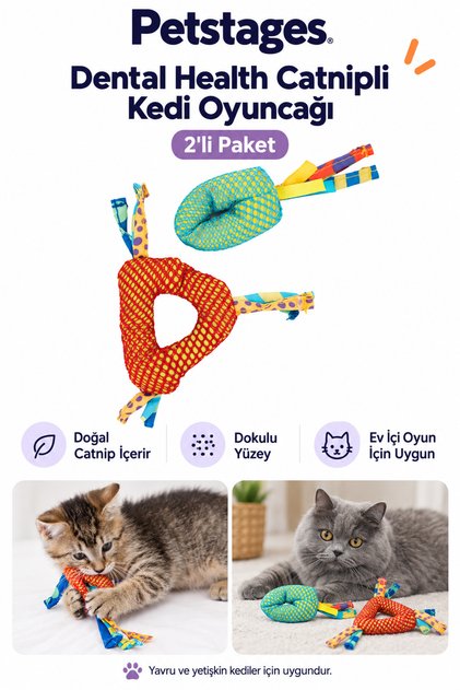 Dental Health Chews Catnip Cat Toy