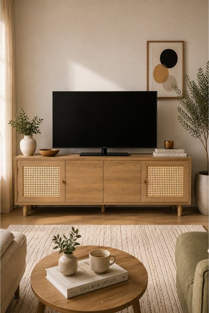 % MDF Prime Hazeran TV Ünitesi 180x40x55 cm