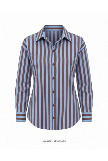 Zr Double Color Shirt Blue