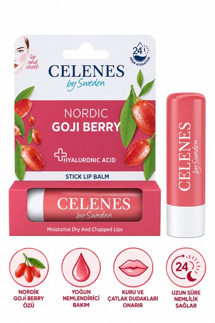 By Sweden Nordic Goji Berry Stick Lip Balm