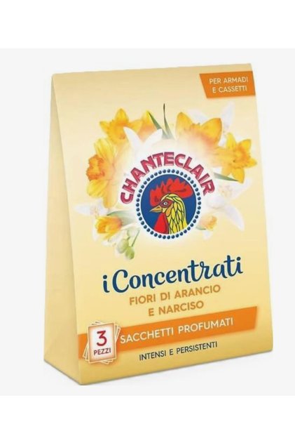 Pachet 3 x Set de săculeți parfumati Chanteclair cu Sare de Mare și Flori de Lotus, Floare de Portocal