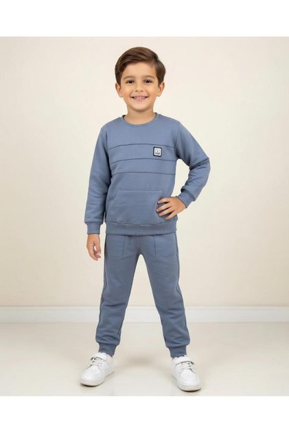 Kanguru Pocket Detail Boys' Suit