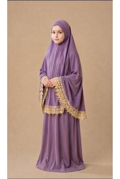 Girl's Prayer Set – 2-Piece Worship Set with Headscarf