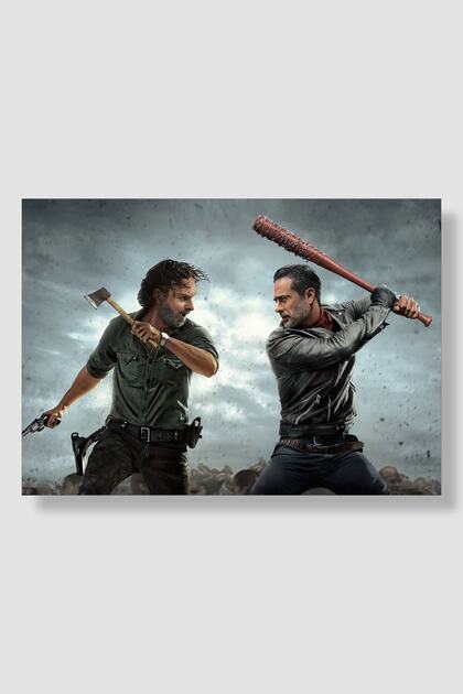 The Walking Dead Dizi Posteri Yüksek Kaliteli Kalın Parlak Kuşe Kağıdı