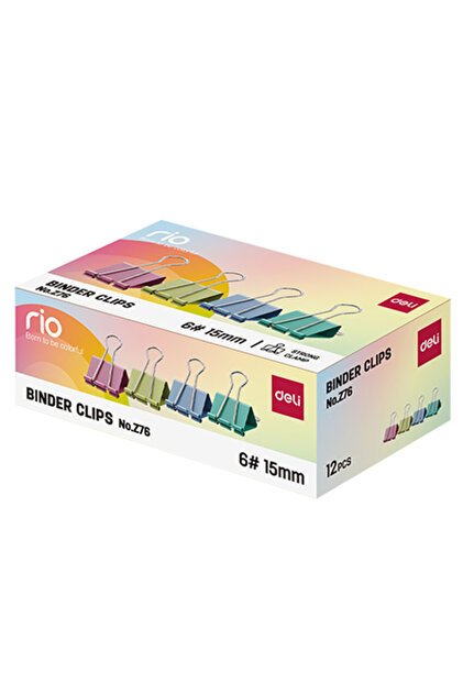 Agrafe de birou 15mm Colorate 12 buc/cutie