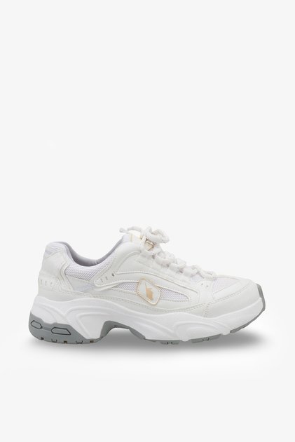 Libby Women's Wedge Sneaker Sports Shoes - White