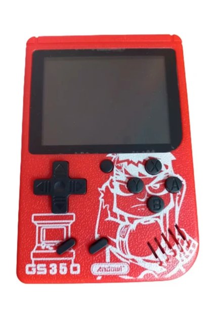 Consolă de jocuri retro cu ecran LCD, 500 de jocuri, GS350