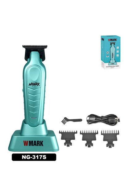 ماكينة تشذيب الشعر الاحترافية الجديدة WMARK NG-317 للرجال، موديل NG-317، صندوق 2024، ماكينة حلاقة شعر كهربائية مع