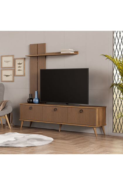 1380 Terra 180 CM (AHŞAP AYAKLI) Tv Ünitesi Ürgüp - Kaplan