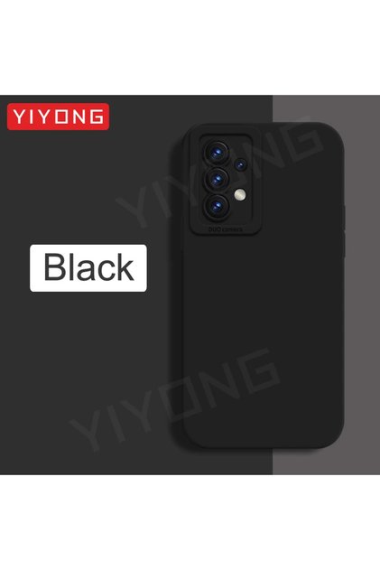 For Galaxy A54 black A52 A53 Case YIYONG Original Liquid Silicone Soft Cover For A52 s A52s A55 A5