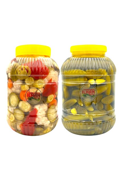 SÜPER 2'Lİ - ÇUBUK SALATALIK 2 NO 5 KG ve KARIŞIK TÜRLÜ TURŞU 5 KG