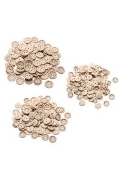20 Adet Handmade Yazılı 15mm Yuvarlak Ahşap Düğme,Düğmeler