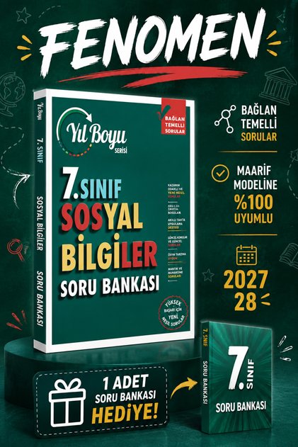 Yargı 7 sınıf sosyal bilgiler yıl boyu soru bankası