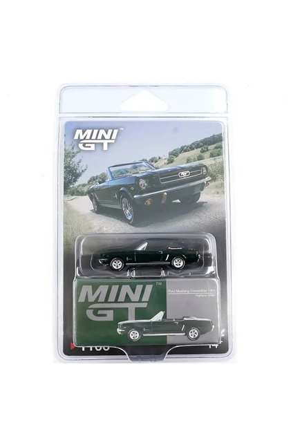 1/64 1166 Ford Mustang Convertible 1964 Highland Green - Blister Paket