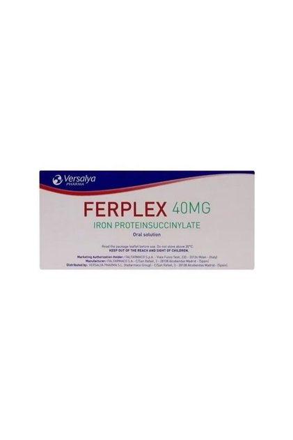 Ferplex 40 mg Iron Proteinsuccinylate 10 Vials