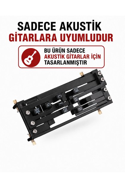 Akor Basma Aleti Akustik Gitar İçin Pratik ve Eğitici
