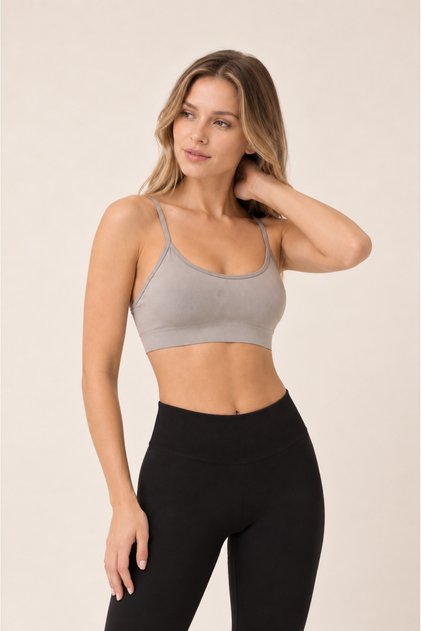 Glu Model Thin Strap Soft Women's Padded Bra