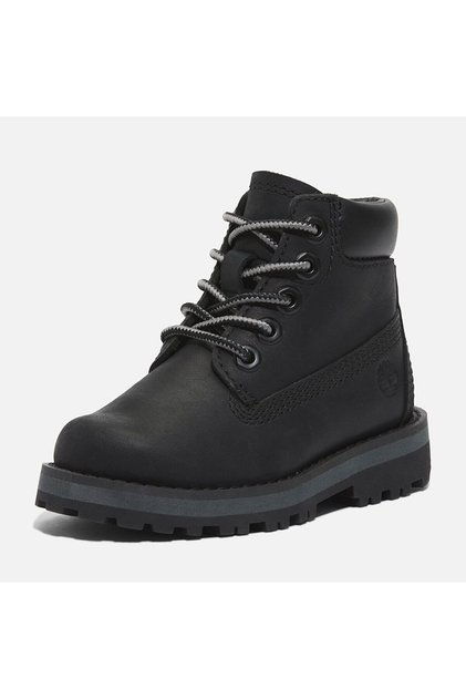 Courma Kid Mid Lace Up Boot Çocuk Siyah Günlük Ayakkabı