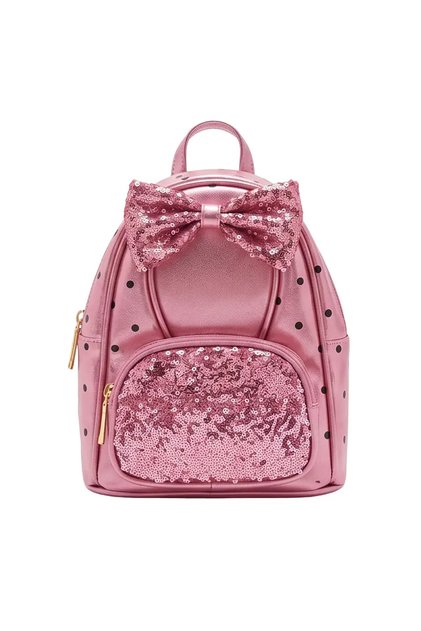 Ruby Leather Girls' Sequin Backpack Cnt-2013 - Pink