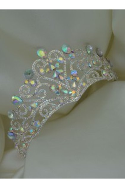 Wedding engagement henna bride crown -white -