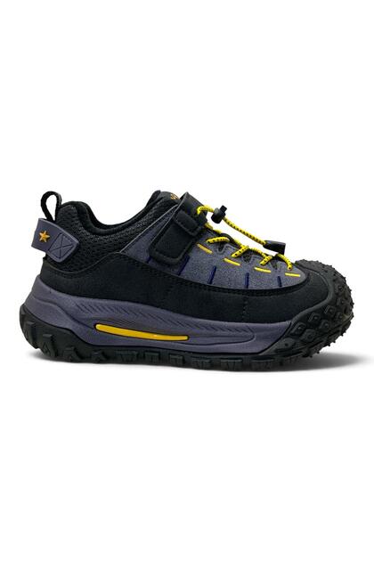 Arog Orthopedic Boys' Black Water-Resistant Outdoor Shoes