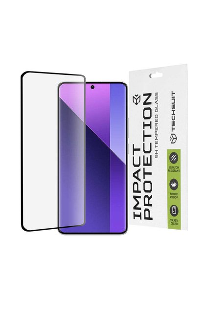 Folie de protecție pentru Xiaomi Redmi Note 13 Pro+ 5G, 111D Full Cover, 3D Curved - negru