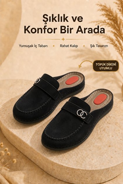 Women's Anatomical Thick Sole Heel Spur Compatible Medical Mother Slippers Street Slippers