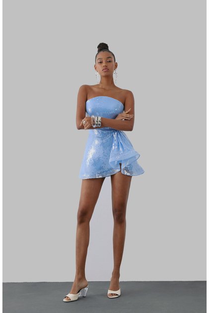 PERLA DRESS BLUE