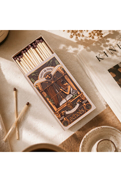 Sweet Like Home Uzun Kibrit Kutusu – Echoes Stories Matchbox Collection