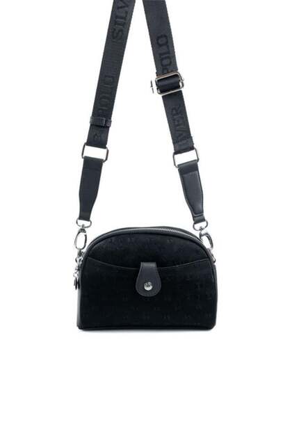 Black - Black Fashion Women's Crossbody Bag Sp1144