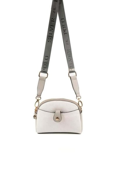 White - A.Grey Logo Women's Crossbody Bag Sp1144