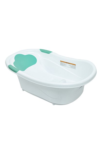 Wavee Baby Bathtub–Lightweight ,Durable & Non-Slip Base, 0–3 Years-Green