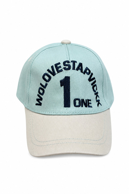 Wolovestapvickk 1 One Written Two-Color Sports Hat Baseball Model