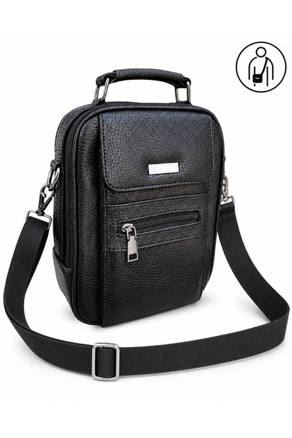 Gun Carrying Bag with Steel Pulley, Hand and Shoulder Strap, Black, Special Compartments