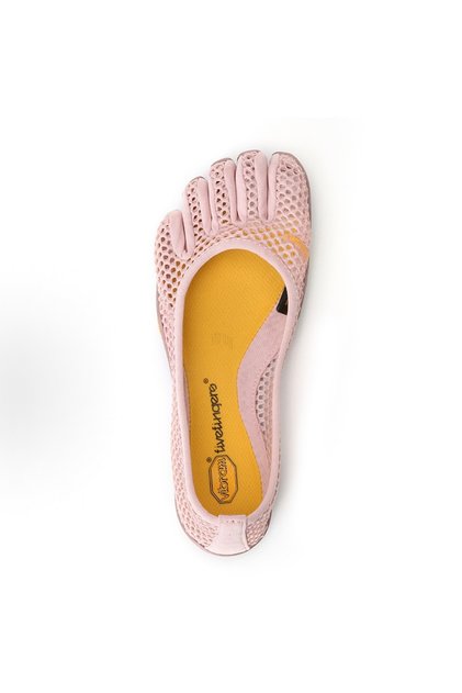 Vibram Women Low‑Top Five‑Toes Barefoot Shoes, Light Breathable Mesh Non‑Slip Training Shoes for Fitness Gym Running Casual Daily Wear, Pink