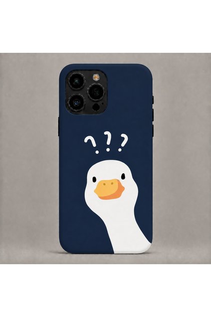 iPhone 16 PRO Uyumlu Desenli Lacivert Lansman Telefon Kılıfı K274