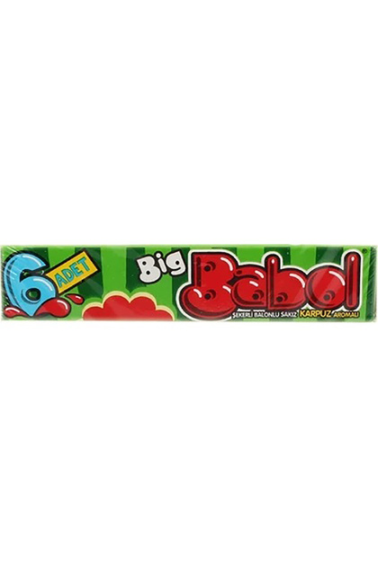 Watermelon Flavored Stick Bubble Gum 27 G. * 18 Pieces