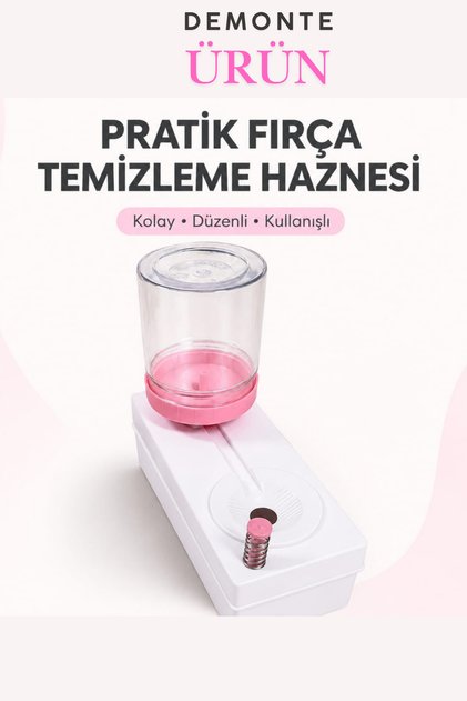 Fırça Temizleme Kabı- Su Hazneli (Suluboya,Guaj boya,Akrilik boya) Demonte Gönderilir