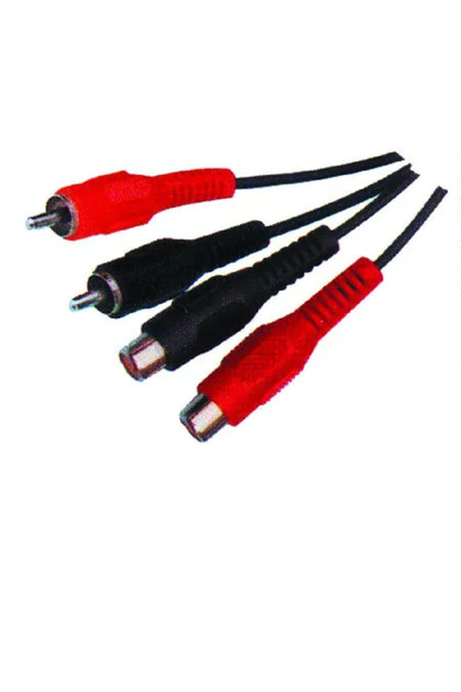 Cablu prelungitor 2x RCA 3m mama-tata