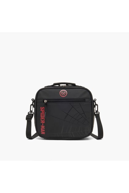 Spider-Man Print Lunch Bag for Boys 8-12 Years with Detachable Strap