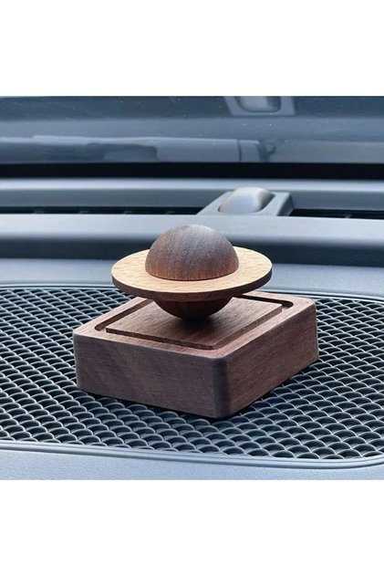 Difuzor de aromaterapie din lemn pentru uleiuri esențiale, design sferic magnetic, nu necesită electricitate