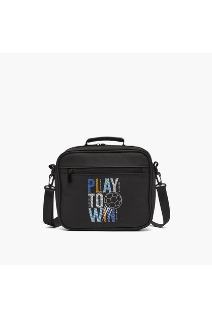 Football Print Lunch Bag for Boys 8-13 Years with Insulation