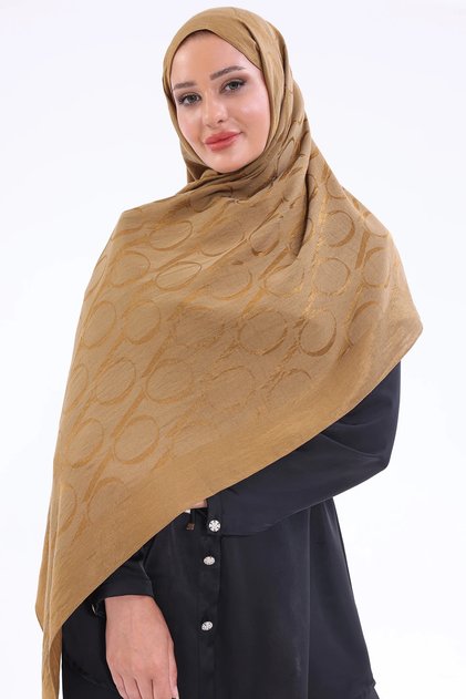 Alia Motif Desenli Lyocell Pamuk Şal 70x195 cm