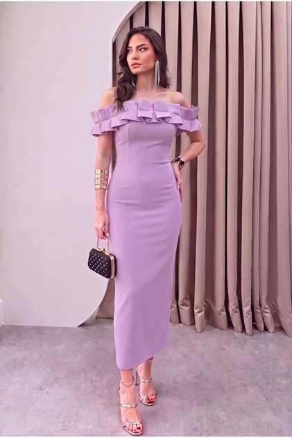 Rochie de seară cu guler tip Madonna și detalii fără umeri, rochie de absolvire