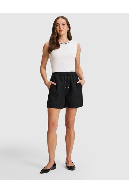 Siyah Comfort Fit Bermuda Şort 50321218-VR046